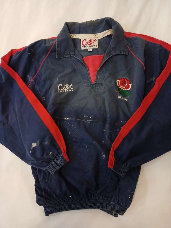 Old Damage England Rugby Top (XLarge)