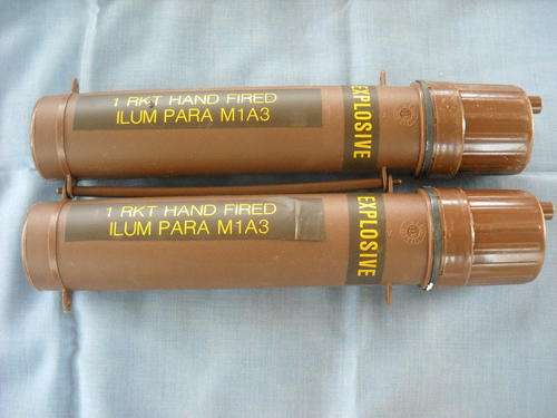 ARMY - MILITARY Plastic Hand Rocket Holder "Double" (Empty)