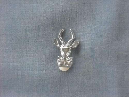 ARMY - MILITARY Springbok Baret Cap Badge with pins