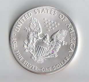 2011 USA SILVER EAGLE -  ONE OUNCE of SILVER. AS PER SCANS.