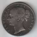 1847 QV  SILVER BRITISH CROWN