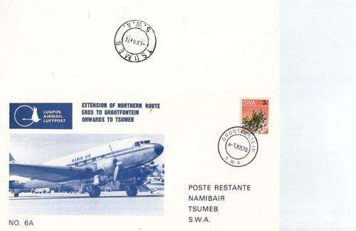 NAMIB AIR.....FIRST FLIGHT CARD No 6A