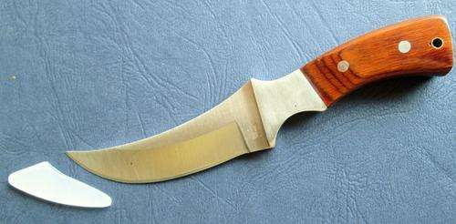 SMALL USA SABER SHEATH KNIFE WITH WOODEN HANDLE.& SHEATH.