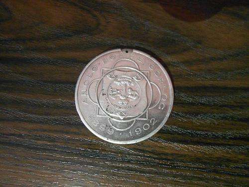 Anglo Boer War Medal, Awarded to Artillerist T.S.Lessing.