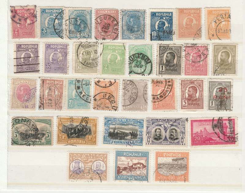 ROMANIA ASSORTED 1800-1920