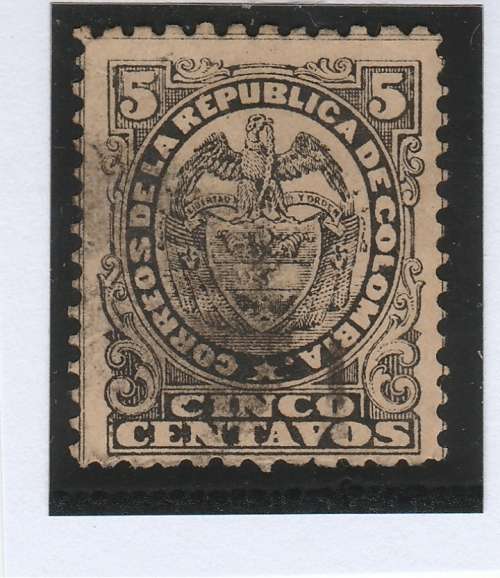 1880-91 ARMS OF COLOMBIA