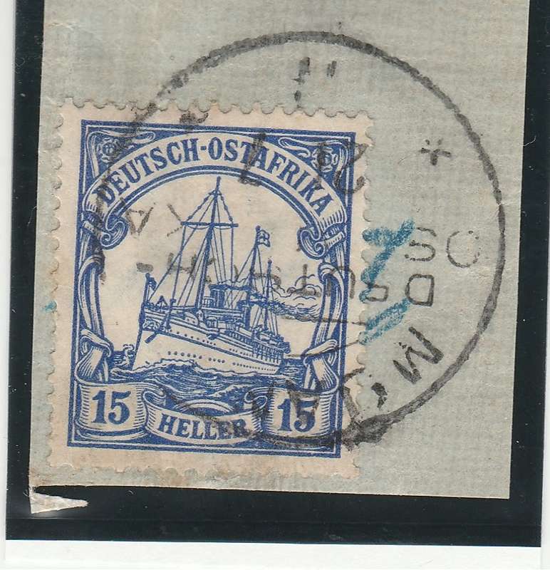 1905 GERMANY EAST AFRICA YACHT SERIES ON PIECE