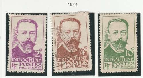 INDO CHINA 1944 GOVERNOR-GENERAL PAUL DOUMER MINT NO GUM