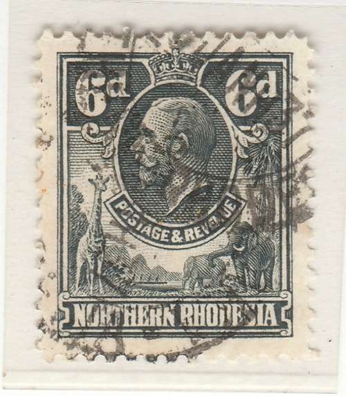 NORTHERN  RHODESIA GEORGE V 6d