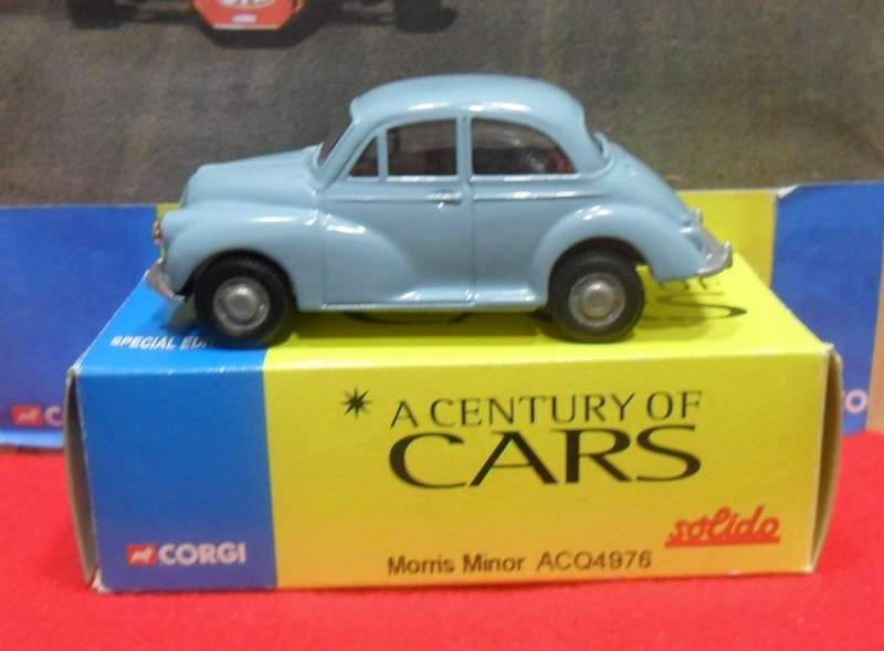 CORGI MORRIS MINOR - "A CENTURY OF CARS SERIES"   ABSOLUTELY MINT BOXED.