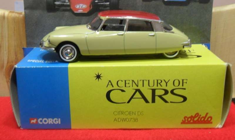 SOLIDO 1956 CITROEN DS19   - " A CENTURY OF CARS SERIES "  MINT BOXED                   .