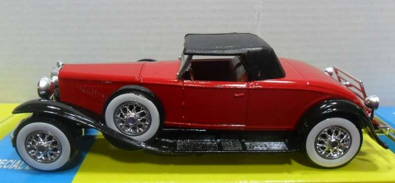 SOLIDO  1930 DUESENBERG MODEL J ROADSTER   " A CENTURY OF CARS SERIES "  MINT BOXED      .