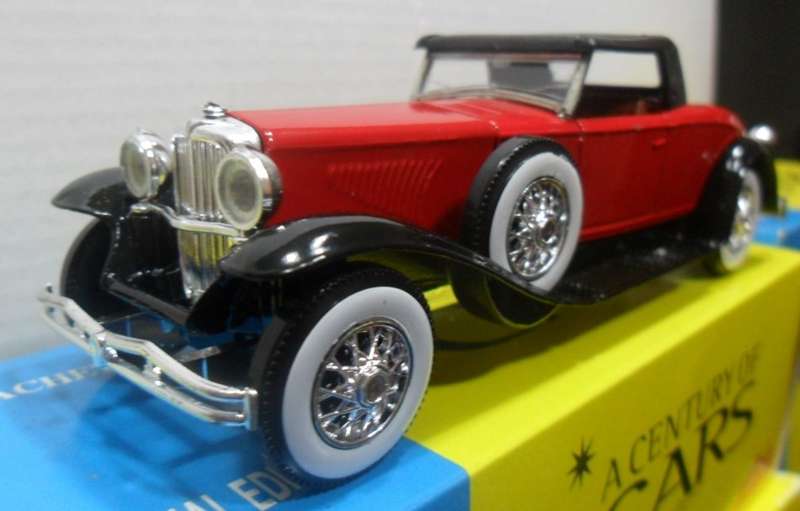 SOLIDO  1930 DUESENBERG MODEL J ROADSTER   " A CENTURY OF CARS SERIES "  MINT BOXED      .