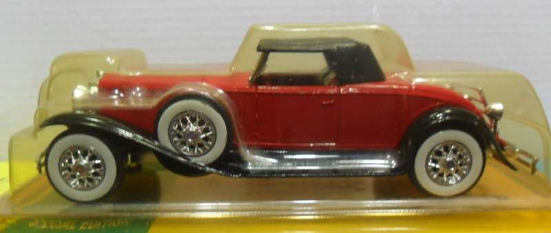 SOLIDO  1930 DUESENBERG MODEL J ROADSTER   " A CENTURY OF CARS SERIES "  MINT BOXED      .