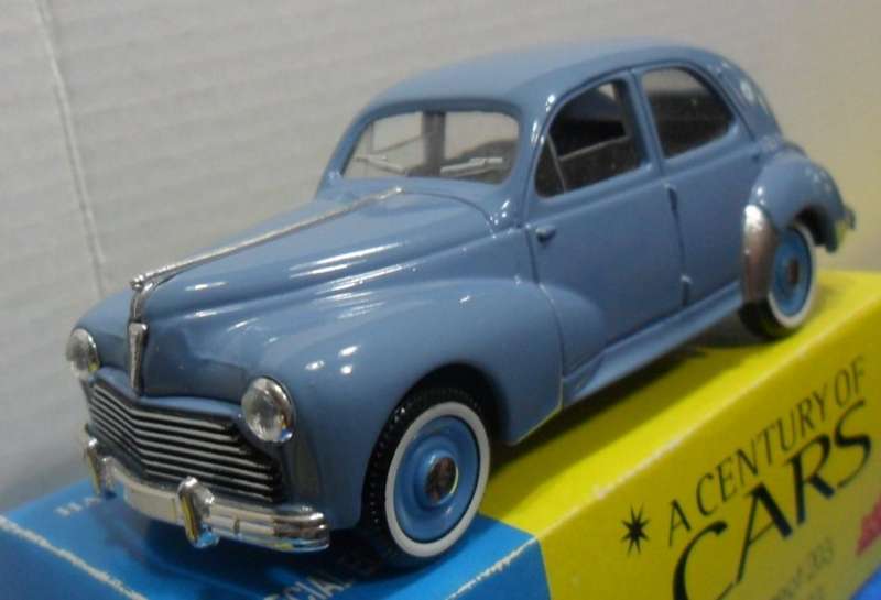 SOLIDO 1953 PEUGEOT 203 - " A CENTURY OF CARS SERIES "  MINT BOXED                               .