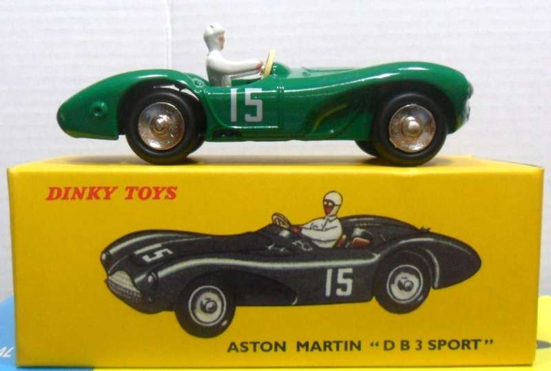 ATLAS DINKY NO 506 ASTON MARTIN  " DB 3 SPORT "   [ NO 15 VERSION ]  NEW BOXED