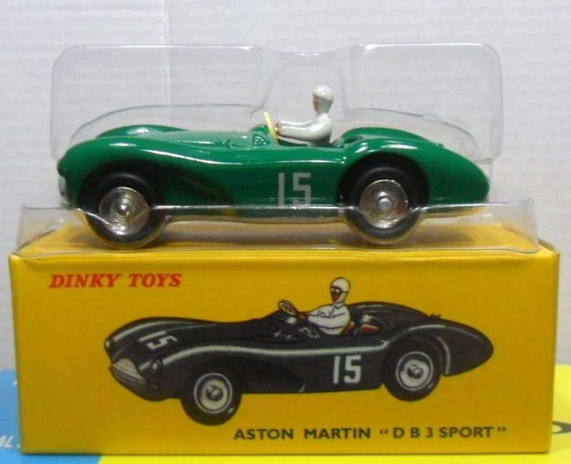 ATLAS DINKY NO 506 ASTON MARTIN  " DB 3 SPORT "   [ NO 15 VERSION ]  NEW BOXED