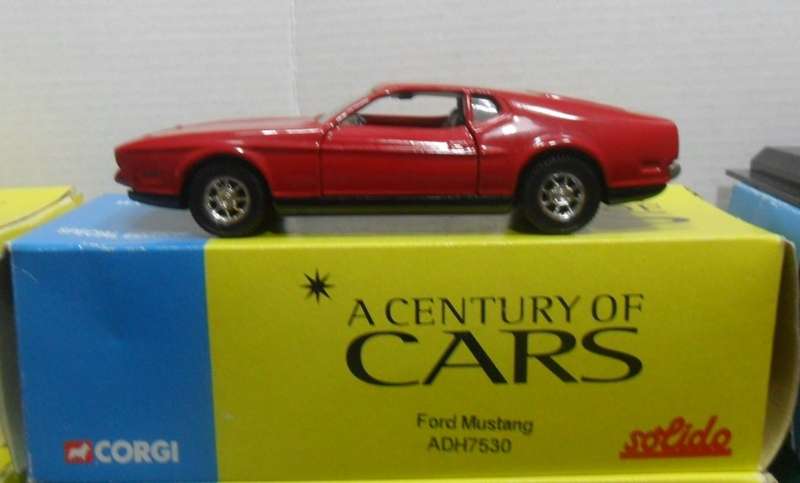 CORGI 1971 FORD MUSTANG  - " A CENTURY OF CARS SERIES "  MINT - BOXED                              .