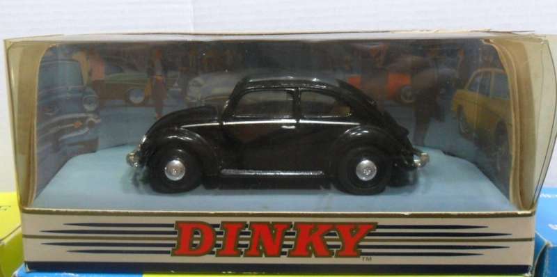 DINKY DY - 6  1951  VOLKSWAGEN [ BLACK VERSION ] MODEL IS MINT BUT BOX IS POOR.