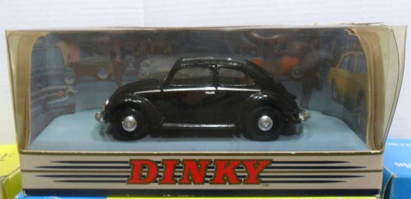 DINKY DY - 6  1951  VOLKSWAGEN [ BLACK VERSION ] MODEL IS MINT BUT BOX IS POOR.