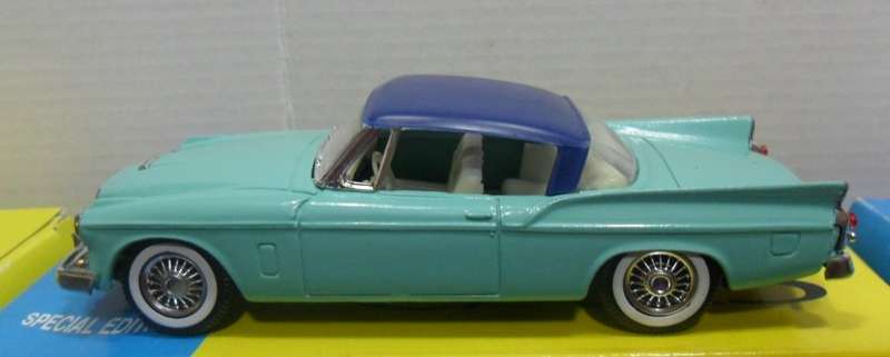 STUNNING SOLIDO 1957  STUDEBAKER SILVER HAWK " A CENTURY OF CARS SERIES " MINT BOXED
