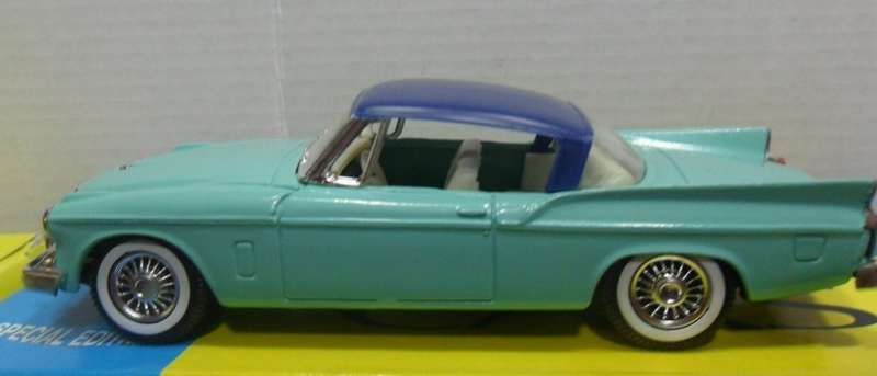 STUNNING SOLIDO 1957  STUDEBAKER SILVER HAWK " A CENTURY OF CARS SERIES " MINT BOXED