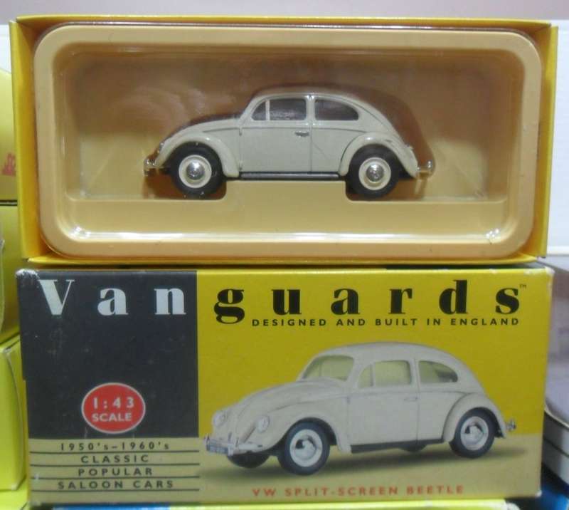 VANGUARDS VA12000  VW SPIT-SCREEN BEETLE [BEIGE VERSION ] MINT EXCEPT FOR A PAINT CHIP - BOXED