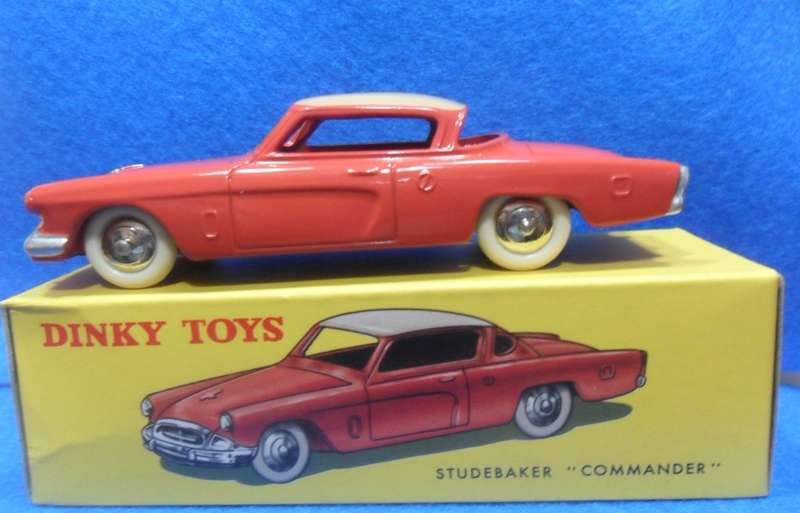 DEAGOSTINI DINKY NO 24Y   STUDEBAKER  " COMMANDER " [RED & BROWN VERSION ]  NEW BOXED .
