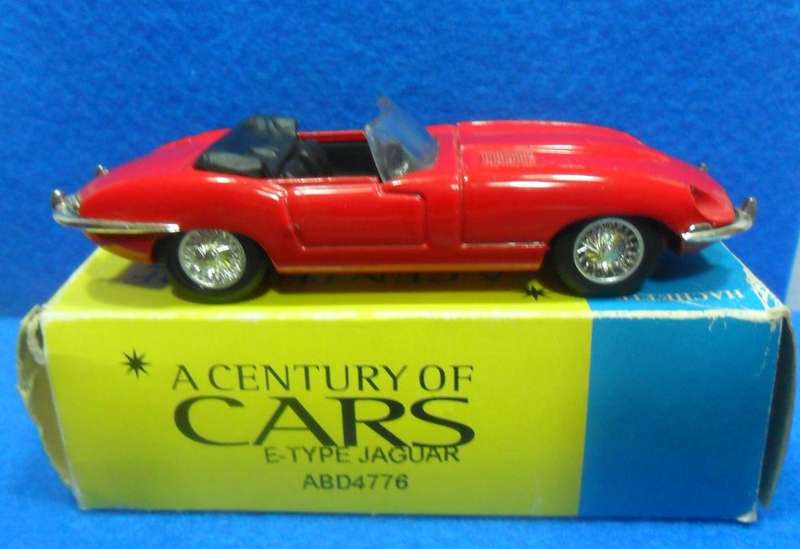 STUNNING CORGI 1961 E TYPE JAGUAR - "A CENTURY OF CARS SERIES"  MINT BOXED.