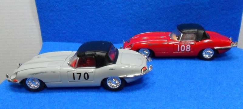 STUNNING CORGI 97701 - JAGUAR 'E' TYPE. ( 2 RACING E-TYPE  SUPERCATS - LIMITED EDITION ) MINT  BOXED