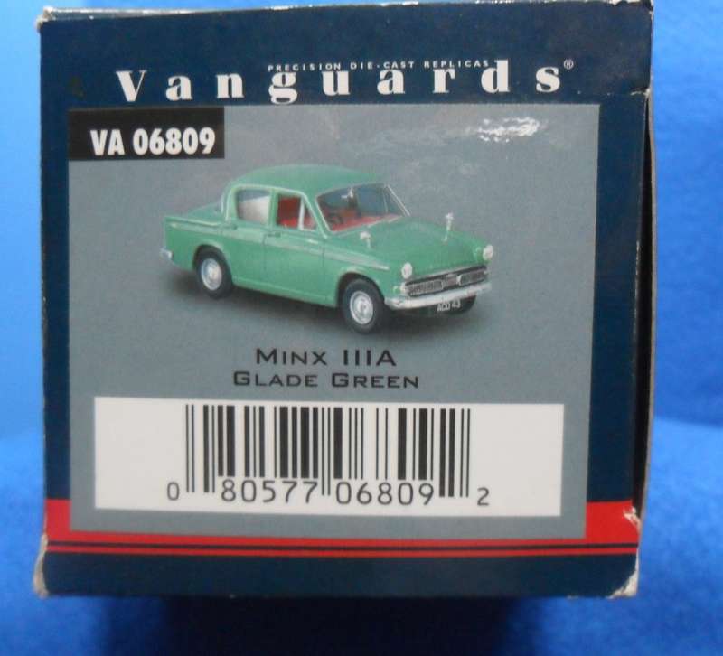 STUNNING LIMITED EDITION  VANGUARDS VA06809  1960  HILLMAN MINX IIIA  -  ABSOLUTELY  MINT - BOXED