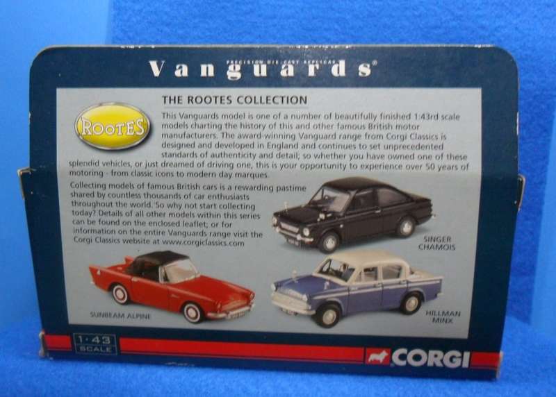 STUNNING LIMITED EDITION  VANGUARDS VA06809  1960  HILLMAN MINX IIIA  -  ABSOLUTELY  MINT - BOXED