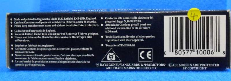 STUNNING VANGUARDS 72001 - 1952 VW BEETLE - "FIFTIES AND SIXTIES CLASSIC COLLECTION  " MINT - BOXED