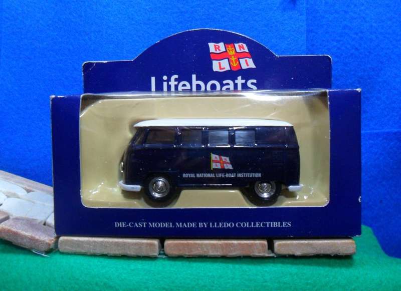 STUNNING LLEDO  PROMOTIONAL EDITION - 1955 VOLKSWAGEN ( VW ) KOMBI VAN - " LIFEBOATS " MINT - BOXED