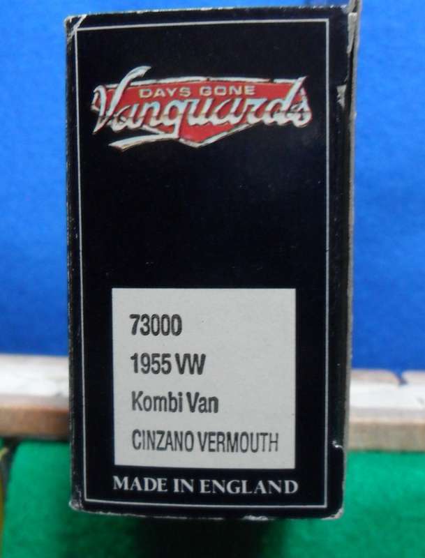 STUNNING LLEDO 73000 - 1955 VW  KOMBI  VAN  - " CINZANO VERMOUTH " MINT - BOXED