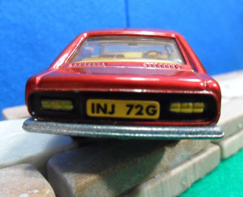 RARE  DINKY  NO  213 - 1969 FORD CAPRI MK1 RALLY CAR  - ORIGINAL NEAR MINT - WITH REPRO BOX