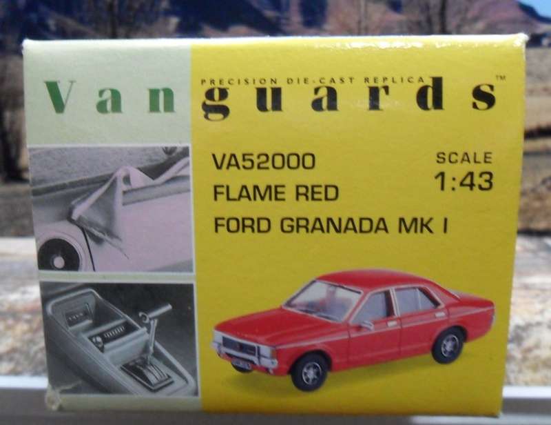 STUNNING VANGUARDS VA52000 1972  FORD GRANADA MK l   [ FLAME RED VERSION ] ABSOLUTELY  MINT - BOXED