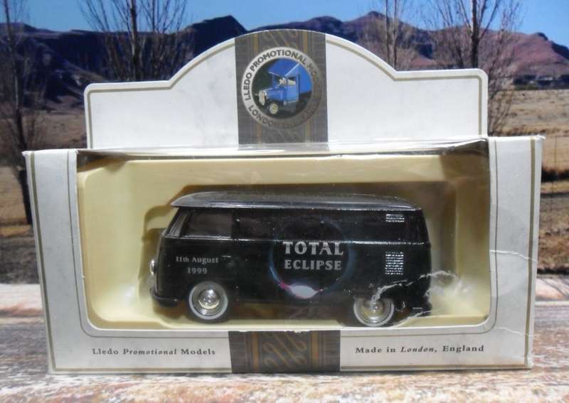 STUNNING LTD EDITION  LLEDO - 1950'S VW KOMBI  " TOTAL ECLIPSE OF THE SUN  1999  " MINT - BOXED