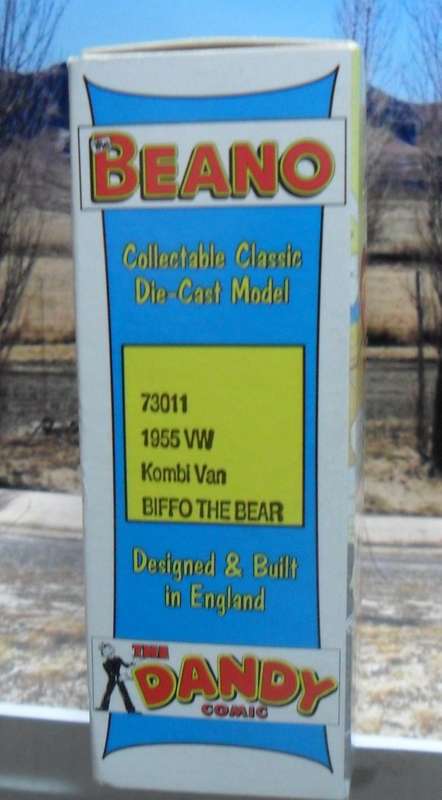 VERY RARE  LLEDO 73011  -  1955  VW  KOMBI    " THE DANDY  BEANO - BIFFO THE BEAR -   " MINT - BOXED