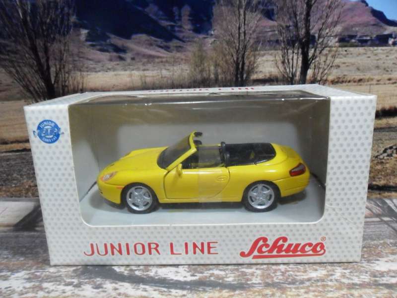 STUNNING SCHUCO 27108 1998 PORSCHE 911 CARRERA CABRIOLET   " MINT WITH THE ORIGINAL DISPLAY BOX.