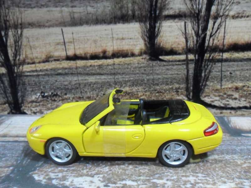STUNNING SCHUCO 27108 1998 PORSCHE 911 CARRERA CABRIOLET   " MINT WITH THE ORIGINAL DISPLAY BOX.