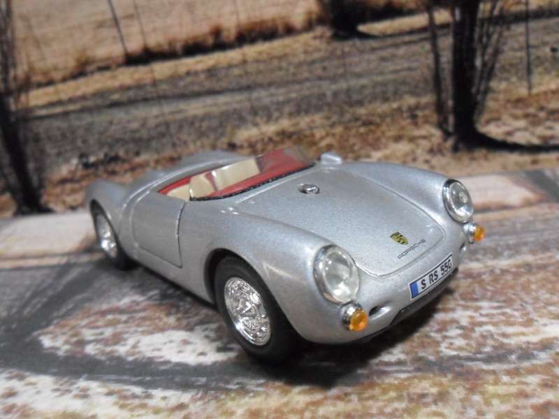 STUNNING SCHUCO 27002 1956 PORSCHE 550  SPYDER   " MINT WITH THE ORIGINAL DISPLAY BOX.