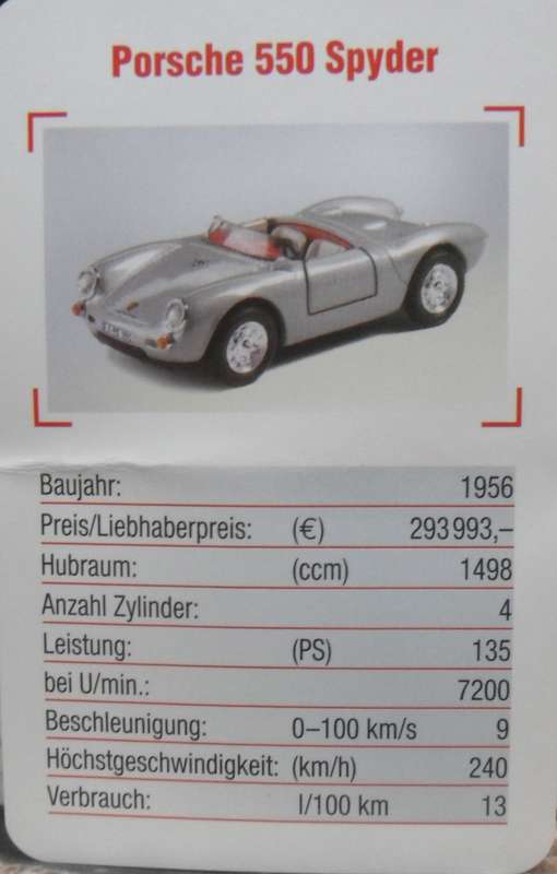 STUNNING SCHUCO 27002 1956 PORSCHE 550  SPYDER   " MINT WITH THE ORIGINAL DISPLAY BOX.