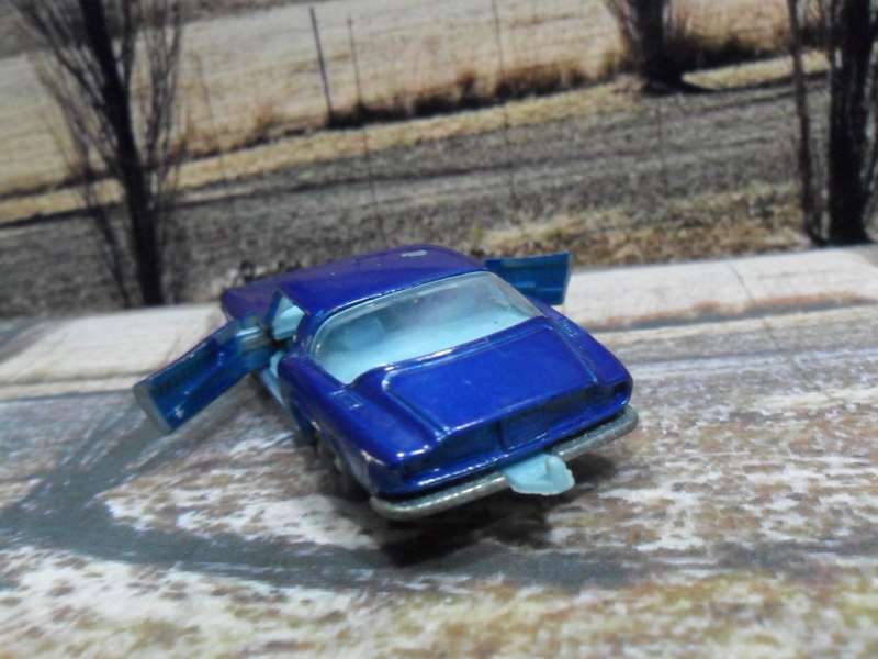 RARE STUNNING 1968 LESNEY / MATCHBOX  NO 14 D - ISO GRIFO - CHROME  HUBS - GOOD ORIGINAL CONDITION