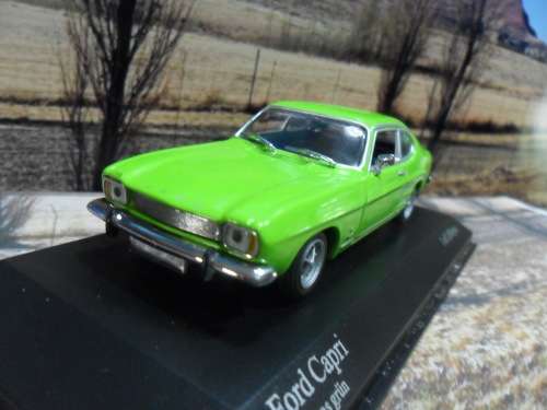 EXTREMELY RARE, 2010 MINICHAMPS  430 085512 - 1969 FORD CAPRI  l  LE MANS  -  MINT IN DISPLAY CASE .