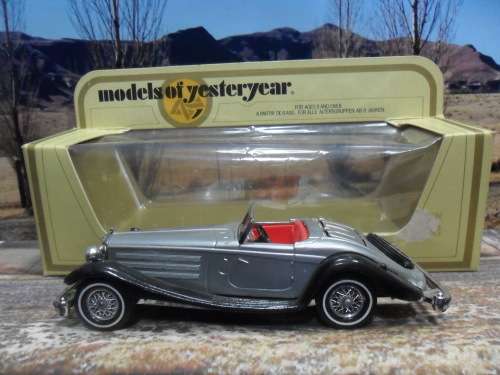 STUNNING MATCHBOX NO Y - 20  1937  MERCEDES 540K - "MODELS OF YESTERYEAR"  MINT IN GOOD  DISPLAY BOX