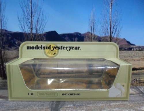 STUNNING MATCHBOX NO Y - 18  1937  CORD 812 - "MODELS OF YESTERYEAR"  MINT IN GOOD  DISPLAY BOX