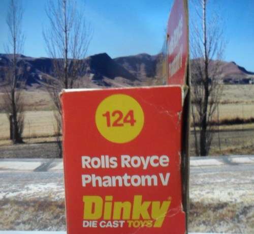 RARE , ABSOLUTELY STUNNING 1977 DINKY  NO  124 -  ROLLS ROYCE PHANTOM  V  -  MINT -  ORIGINAL  BOX