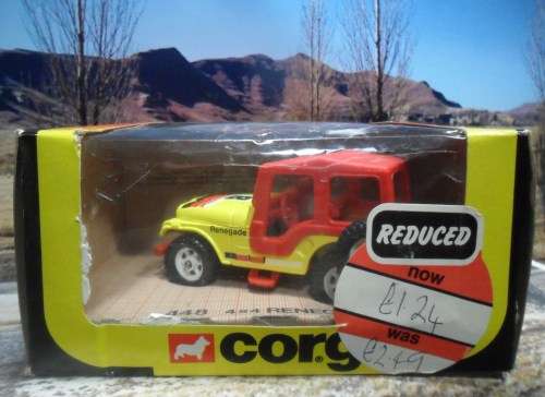 RARE , STUNNING  ` MUCH SOUGHT AFTER `  1983  CORGI NO 448  -  4X4 RENEGADE JEEP  -  MINT  -  BOXED