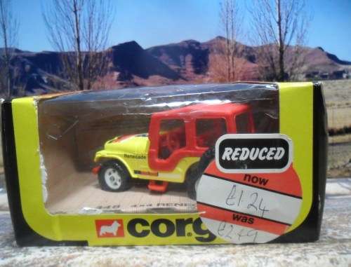 RARE , STUNNING  ` MUCH SOUGHT AFTER `  1983  CORGI NO 448  -  4X4 RENEGADE JEEP  -  MINT  -  BOXED